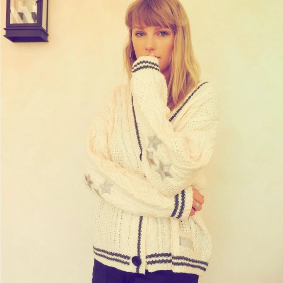 Authentic Official Limited Taylor Swift Cardigan Folklore Album M/L - Picture 7 of 9